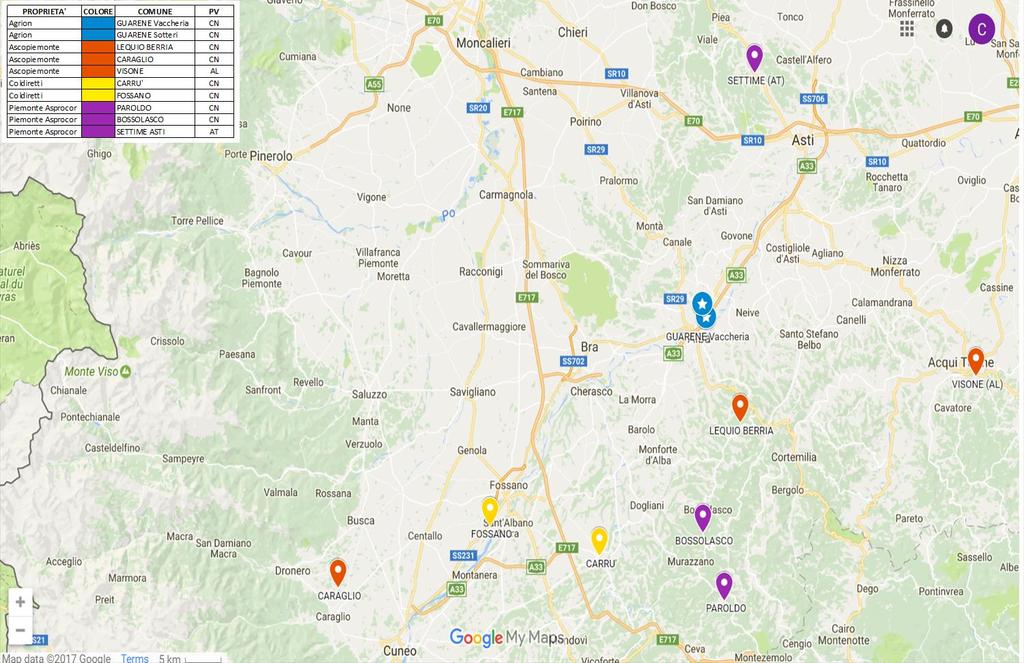 Localizzazione trappole