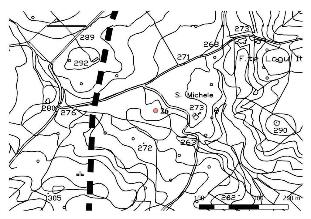 Pag.27 di 33 PREESISTENZA N 26 COMUNE : BERCHIDDA, S. MICHELE NURAGHE NURAGHE SAN MICHELE.