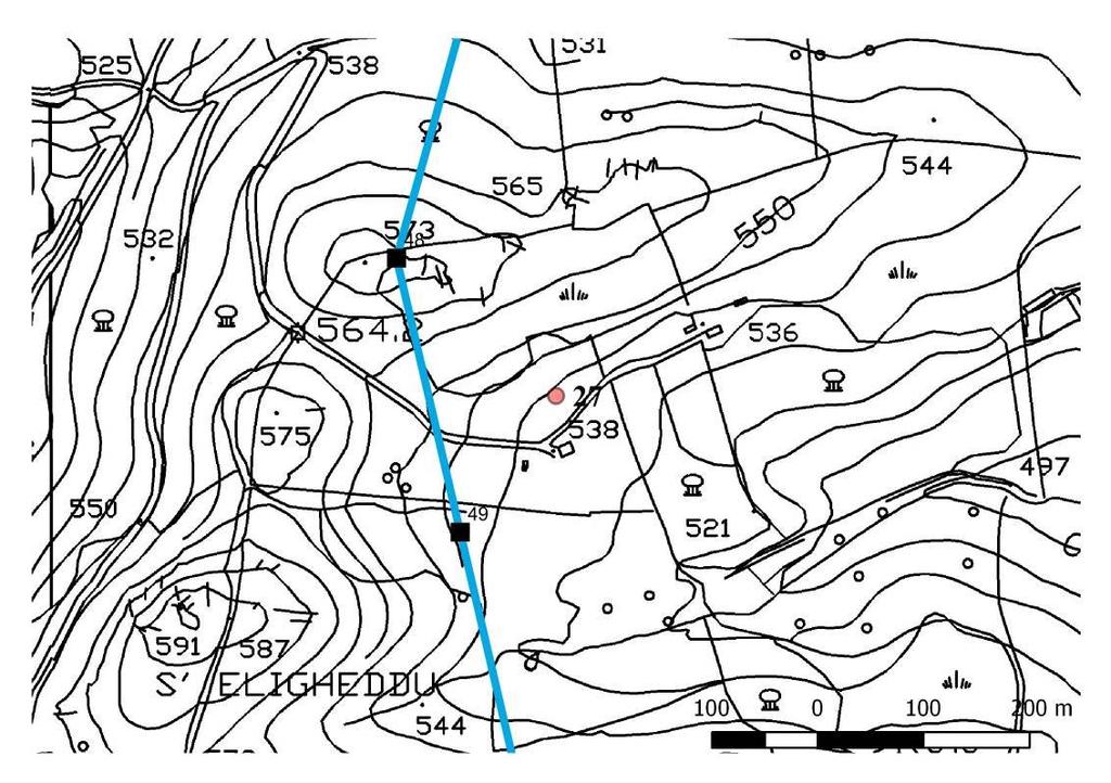 Pag.28 di 33 PREESISTENZA N 27 COMUNE : BERCHIDDA, S ELIGHEDDU DOLMEN DOLMEN ORMAI DISTRUTTO