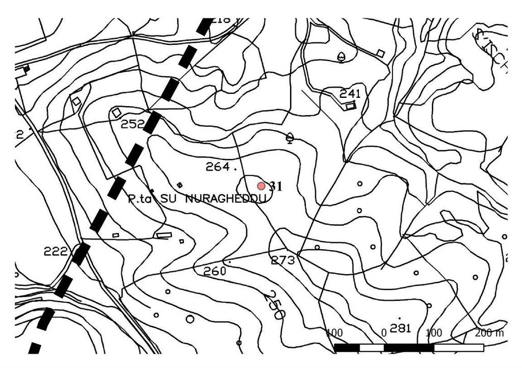 Pag.32 di 33 PREESISTENZA N 31 COMUNE : BERCHIDDA, P.