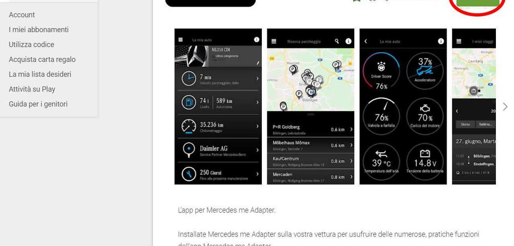 E disponibile sia per dispositivi Android, al seguente link: