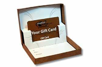 GIFT CARD BOX GESCHENKGUTSCHEIN SCHACHTEL Tinte Unite Solid