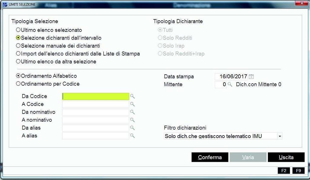 Ogni spedizione creata, da quest anno può essere visualizzata in una nuova videata di gestione che, oltre a visualizzare in ordine temporale decrescente, dalla più recente alla meno recente, le