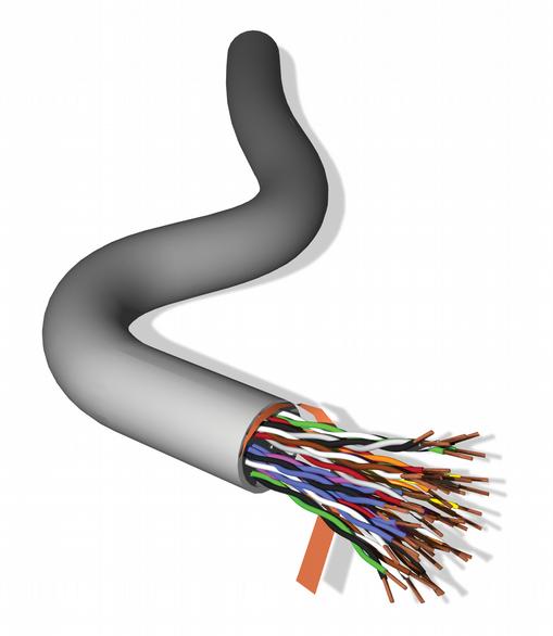 Bretella ottica multimodale Dorsale fonia La dorsale fonia, realizzata mediante cavi in rame multicoppia (50cp o 00cp), collega l armadio principale di distribuzione di edificio con i vari armadi di