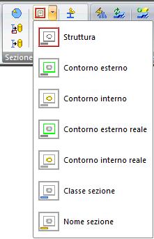 Definizione delle sezioni personalizzate Come anche nel caso degli elementi speciali, le sezioni personalizzate vengono create in due tappe: La prima consiste nel disegnare la sezione (la sezione