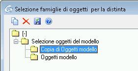 Il nome viene visualizzato nel campo a sinistra. Immagine 202: La nuova serie di oggetti dal modello La configurazione viene salvata cliccando Applica. Premi Seguente per continuare.