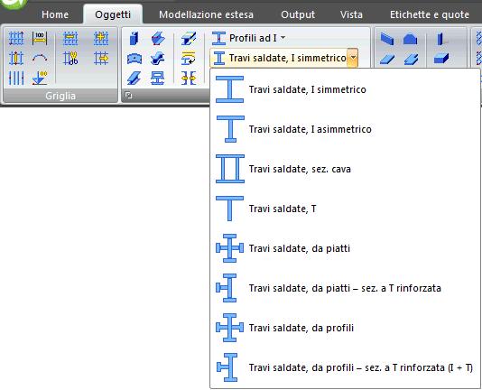 Inserimento trave In Advance sono definiti una varietà di profili: profili a U, profili a L, profili a T, tubi tondi, profili a Z, profili piatti, barre a sezione quadrata, tubo quadrato /