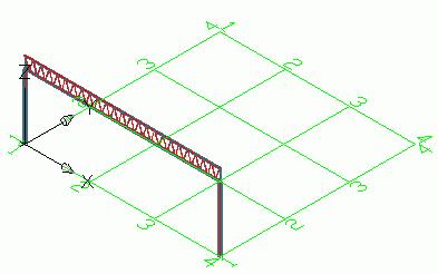 Gli arcarecci sono disposti nel piano XY del sistema di coordinate corrente, nel quale vengono creati in parallelo rispetto all asse Y, ed il numero di arcarecci è preso in considerazione secondo la