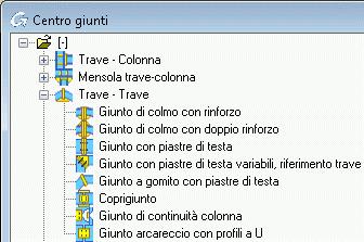 Giunti trave - trave I giunti della categoria Trave - trave, possono essere utilizzati per travi di colmo, con o senza rinforzi, saldati con giunti di montaggio.