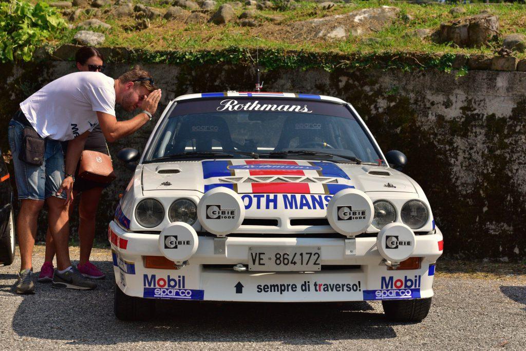 La bellissima Opel Manta che Goz padre e figlio porteranno sulle strade del Piancavallo nella categoria regolarità sport Il livellamento di prestazioni potrebbe riservare qualche sorpresa, e nel