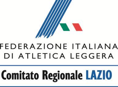 DISPOSITIVO TECNICO ORGANIZZATIVO CAMPIONATI REGIONALI INDIVIDUALI CADETTI/E SU PISTA CAMPIONATI REGIONALI INDIVIDUALI ALLIEVI/E SU PISTA Rieti, Stadio Raul Guidobaldi Sabato e Domenica, 21 e 22