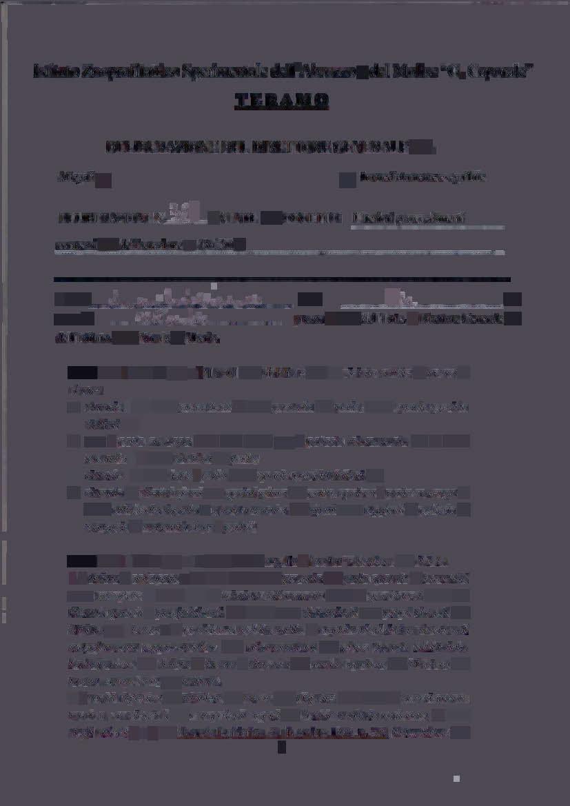 Istituto Zooprofilattico Sperimentale dell'abruzzo e del Molise "G. Caporale" TERAMO DELIBERAZIONE DEL DIRETTORE GENERALE F.F. A ll egat i D Immediatamente eseguibile DELIBERAZIONE N.. 2L{.