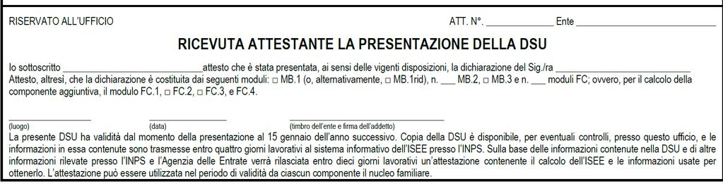 Step 3: Dati obbligatori Figura 9 Questa scheda prevede l'inserimento dei dati obbligatori riferiti alla DATA DI NASCIATA DEL BENEFICIARIO e alla Dichiarazione Sostitutiva Unica ai fini del rilascio