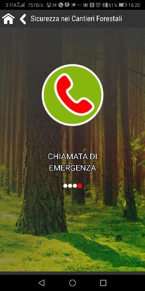 SEZIONI 1. Sicurezza nei cantieri forestali visualizzabile da web, da tablet e da smartphone. 2.