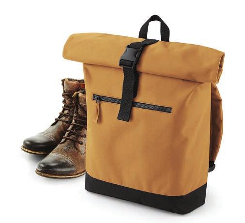 496 BG8 Roll-Top Backpack 600D poliestere.