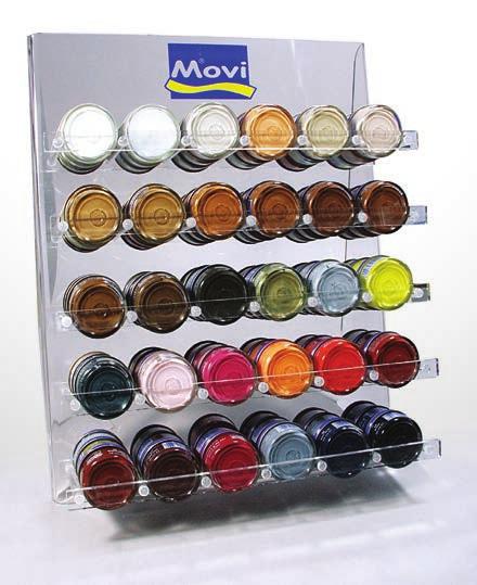 Per 120 pezzi (+ 120 di scorta) Display for Shoe Cream in tubes. It contains 120 pcs cod.