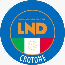 Federazione Italiana Giuoco Calcio Lega Nazionale Dilettanti DELEGAZIONE PROVINCIALE CROTONE Via Antonino Caponnetto, 9 88900 Crotone TEL.. 0962 25856 - FAX. 0962 21390 e-mail: cplnd.crotone@figc.