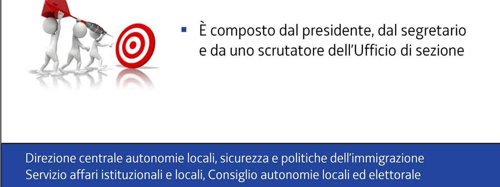 anche elettori che votano presso il domicilio.