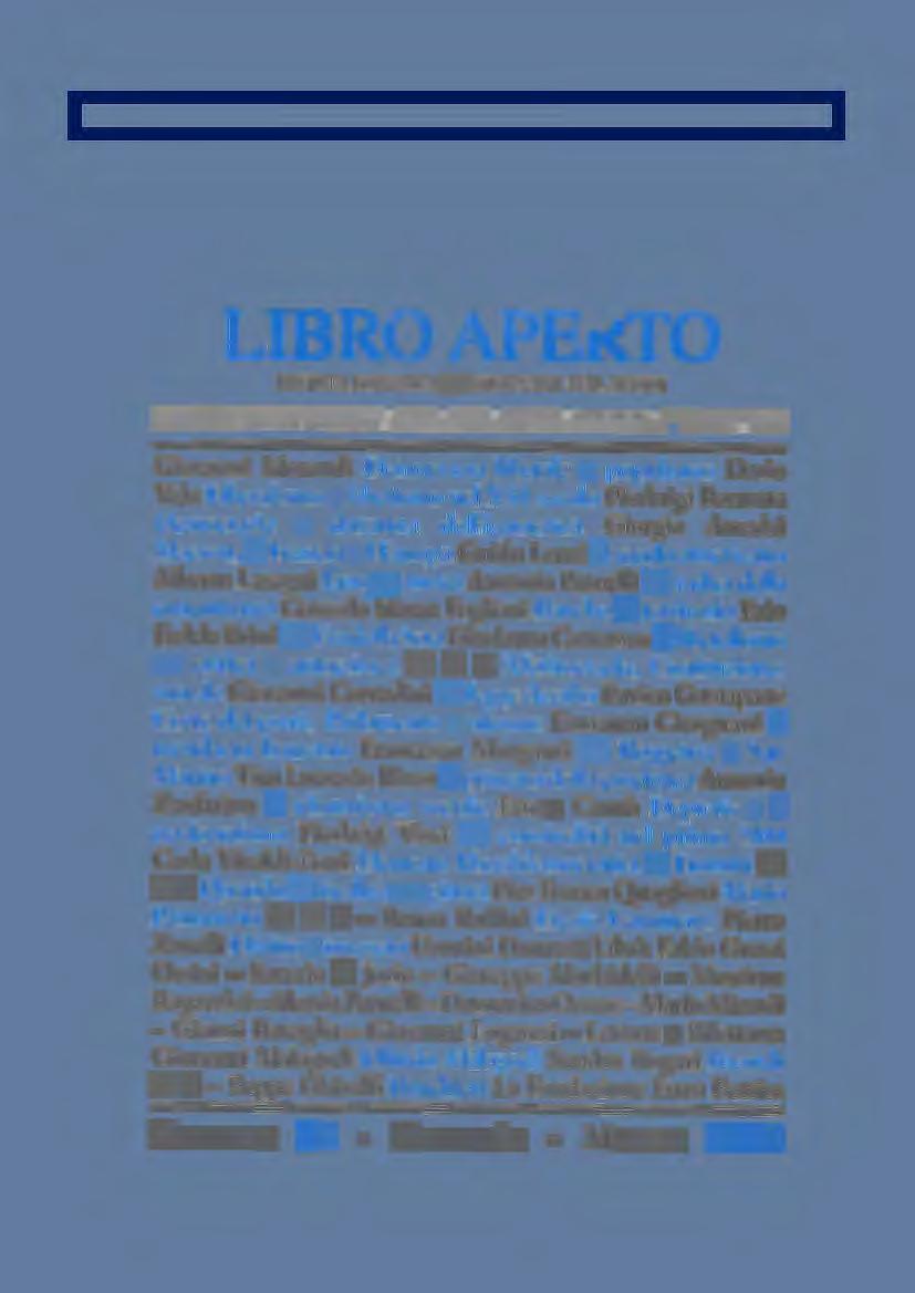 LIBRO APERTO Editore: