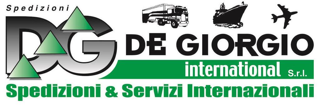 CHI SIAMO La De Giorgio International Srl nasce grazie alla trentennale esperienza maturata dai suoi soci all interno dello stesso ambiente lavorativo, in una società già fondata nel 1960 per poi