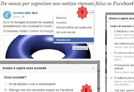 segnalazione sui contenuti nei social Essere