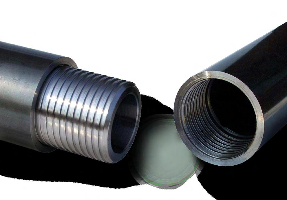 Siamo in grado di filettare tubi sino ad un Ø 355 mm e manicotti sino ad un Ø 609 mm.