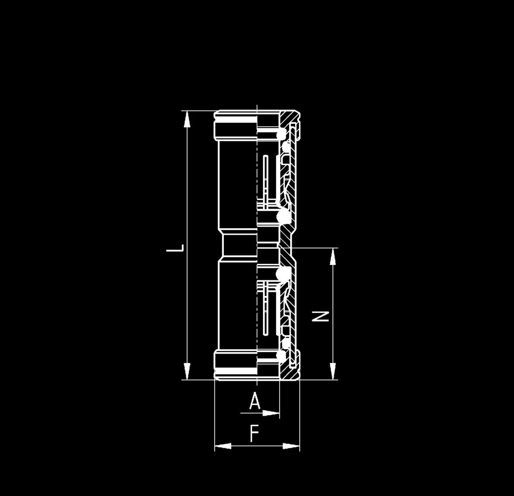 H8540 T Intermedio Mod. A C F M L Peso (g) H8540 4-V 4 3 10.