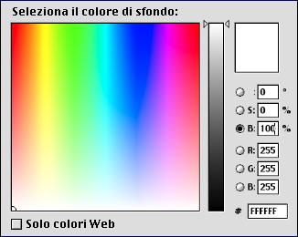 A-5 Nozioni di base per l uso del colore Molte applicazioni offrono finestre di dialogo nelle quali è possibile selezionare i colori manipolandone la tinta, la saturazione e la luminosità.
