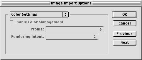 5-5 Adobe InDesign 1.5.2 Importazione delle immagini Tutte le immagini RGB, fatta eccezione per le immagini TIFF RGB, importate in un documento sono influenzate dalle impostazioni di Origine RGB e Stile di rendering.