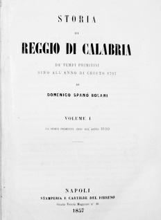 250-251. picc. restauro all angolo interno bianco inf. delle prime 5 carte e restauro al d. Ottimo esempl. [227] 45. Sibari MARINCOLA PISTOIA Domenico. DELLE COSE DI SIBARI. Ricerche storiche.