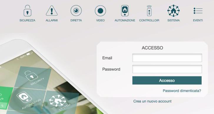 Cliccare Crea un nuovo account Create a new account 2.