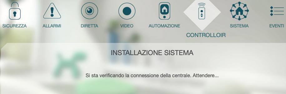 Guida rapida 4. Il sistema verifica la connessione al server.