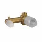 External part for single lever basin mixer, aerator 24x1. To be matched only with FIIN00181. Partie extérieure pour mitigeur lavabo mural, aérateur 24x1. Compatible seulement avec FIIN00181.