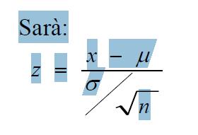 poiché la distribuzione delle medie campionarie è una distribuzione normale, siamo in grado di calcolare l area sotto la curva utilizzando il rapporto critico e la statistica z Ad esempio: qual è la
