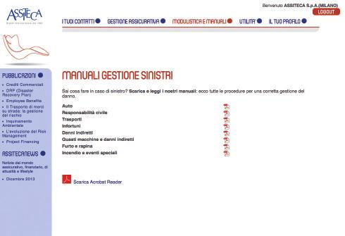 MODULISTICA E MANUALI MODULISTICA GESTIONE POLIZZE In questa sezione hai a tua disposizione facsimili di lettere per poter gestire ogni aspetto delle coperture.