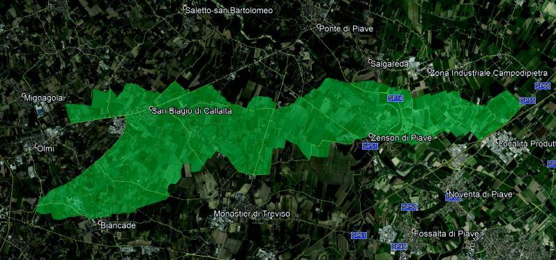 NOTA BENE Zona colpita da avversità atmosferiche - Resa vigneti dal terzo ciclo vegetativo: 130 q/ha -