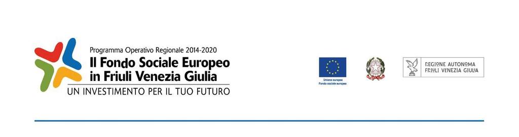 Direzione centrale lavoro, formazione, istruzione e famiglia Servizio formazione Investimenti in favore della crescita e dell occupazione Programma Operativo del Friuli Venezia Giulia Fondo sociale