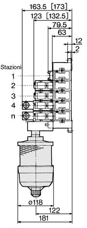 VFR Manifold con filtro disoleatore /Non : VVFRT Stazione Attacco CD Q CU Montaggio lato D