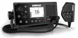 00 LOWRANCE VHF LINK 9 Radio ad installazione fissa DSC di classe D, antenna GPS interna, microfono a presa ergonomica retroilluminato con 6 pulsanti, ricevitore AIS a due canali integrato con