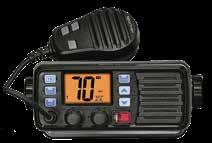 0.26.00 SPORTNAV SP-07M. VHF marino fisso. Con funzione DSC. Waterproof IPX7, potenza 2W - 1W. Ingresso NMEA0183. Menù semplificato. Dim.: 13x12x67 mm. Alimentazione 13,8V DC.