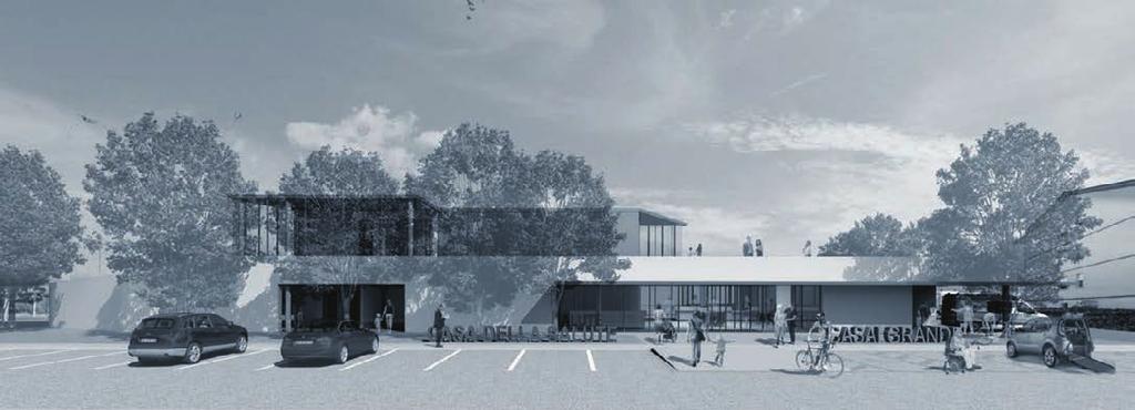 Il progetto del nuovo edificio Casa della Salute di Casalgrande prende le mosse dalla volontà di assicurare la realizzazione di un ambiente accogliente, fortemente permeabile alla luce naturale e che