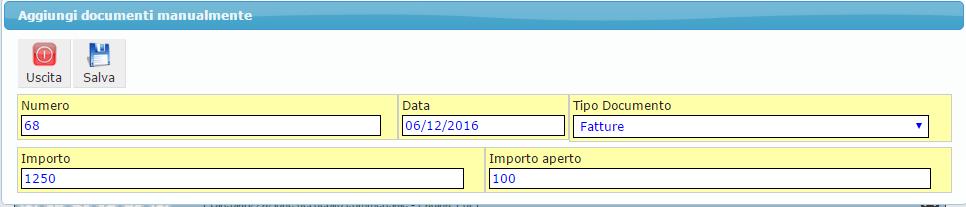 Nella maschera di dettaglio è possibile visualizzare l anteprima del documento PDF. - : visualizza l anteprima del PDF della fattura.