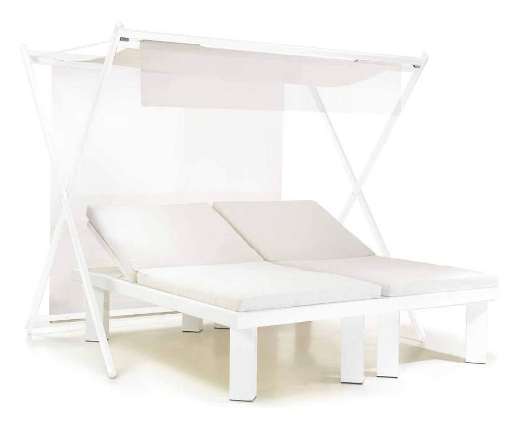 wellness TENDOMBRA CHIUSO H 243 cm L 234 cm le misure sizes APERTO H 215 cm L 234 cm Sunbed with aluminium frame. Available with seat h.47 cm or h.22 cm.