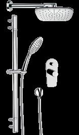 Exposed shower mixer with 3/4 upper connection. KIT WELLNESS - WELLNESS KIT FU614ZO Set doccia composto da: Art.