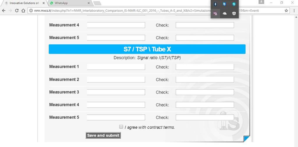 tests (Dixon, Huber and Grubbs) On-line data input by a