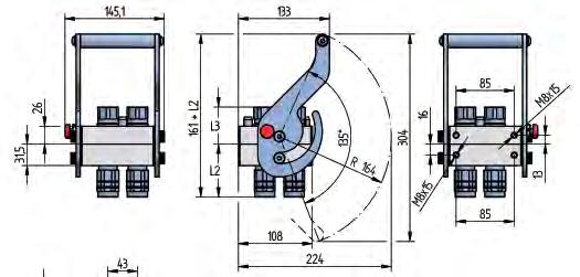 PSQ 166 PSQ2 DN13 - BG 2 - ISO 10 IG 1 77,5 54,1 BSP 1/4" DIN 3852-2-X POT4.1306.112 PSQ2.1306.002 1410 POT4.1306.113 PSQ2.1306.003 2326 77,5 54,1 BSP 3/8" DIN 3852-2-X POT4.