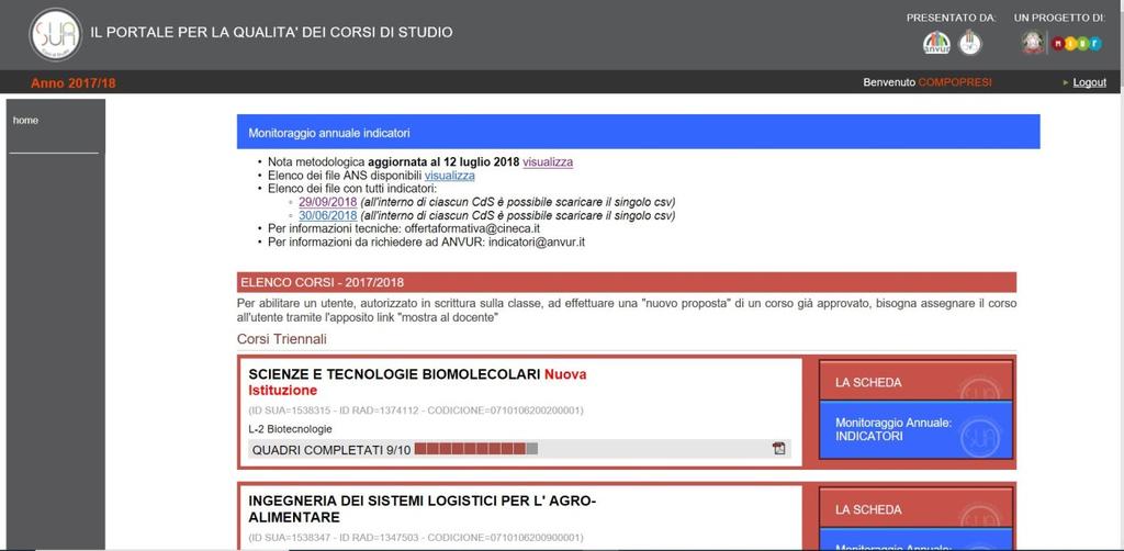 Visualizza schede È possibile trovare gli