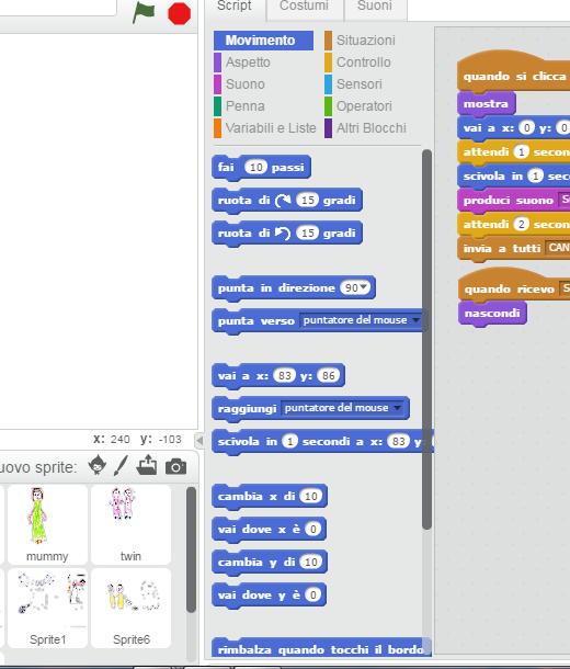 Nell anno scolastico 2014/15 ho partecipato ad una sperimentazione sull uso del coding e la lingua inglese con Unifi-Indire-Iul in una classe 5^ di scuola