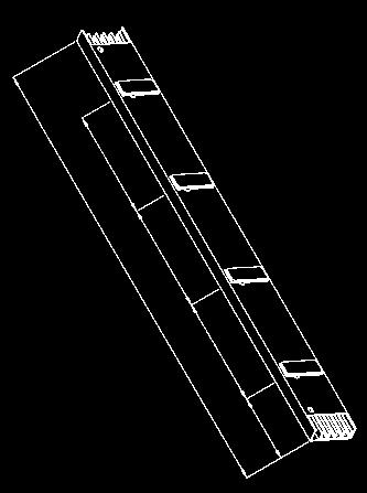 Elemento rettilineo 3 m - 6 derivazioni Straight