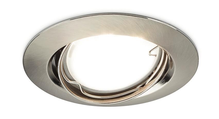Ledinaire Zadora Kit spot a incasso, inclusa lampada LED sostituibile. Disponibile con finitura in bianco WH o alluminio ALU Versioni da 2.700 K, 3.000 K e 4.